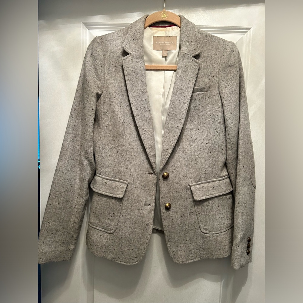 Banana Republic Wool Blazer Size 6
